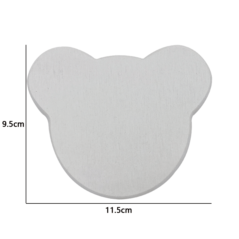 CM0004 Posavasos de Taza de Café de Diatomeas de Secado Rápido Irregular Alfombrilla de Barro de Diatomeas