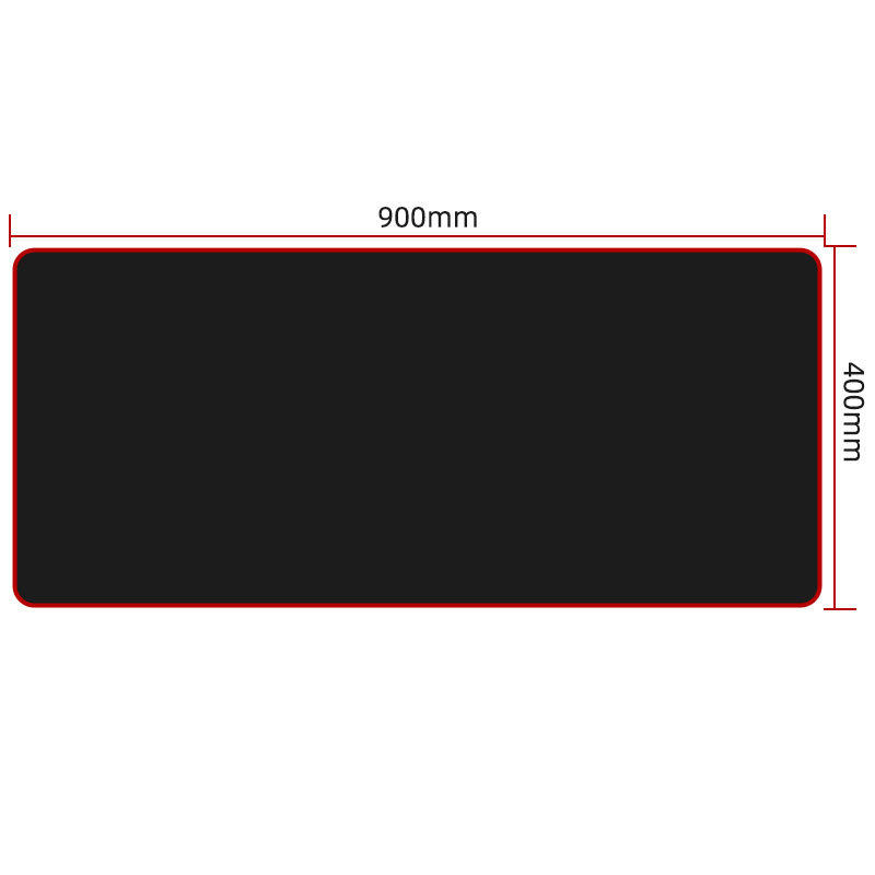 DM0023 Alfombrilla de Teclado Grande Escritorio Alfombrilla de Ratón Extendida con Base Antideslizante para Oficina de 900*400*3mm