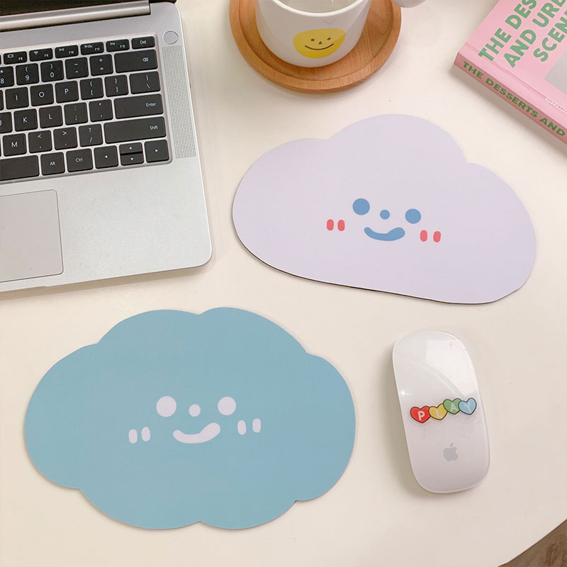 DM0025 Bonitos Accesorios de Escritorio de Oficina, Alfombrilla de Ratón Personalizada con Nube