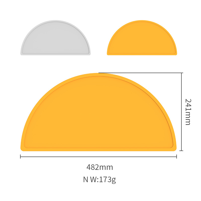 Manteles Individuales Antideslizantes de Silicona Manteles de Aislamiento Térmico Manteles de Mesa para Alimentos a Prueba de Aceite para Niños