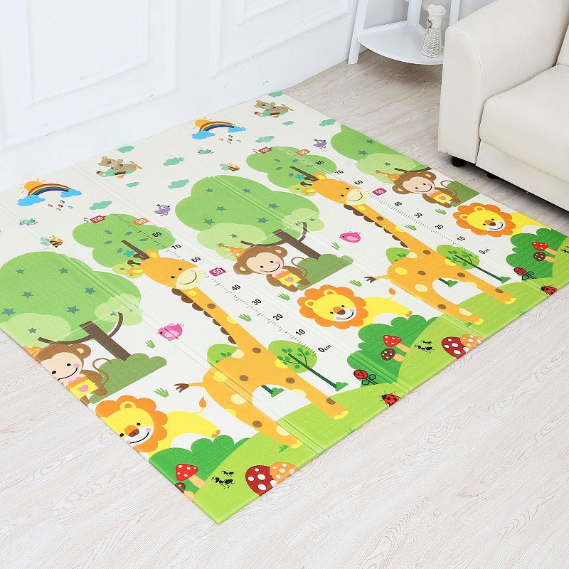 FM0034 Alfombra de Juego Plegable Impresa Fácil de Llevar Ecológica