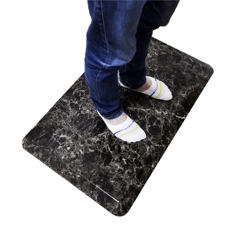 FM0030M Alfombrilla de Cocina Antifatiga para Pies Duradero Seguro Antideslizante de Espuma de PU con Superficie de PVC 